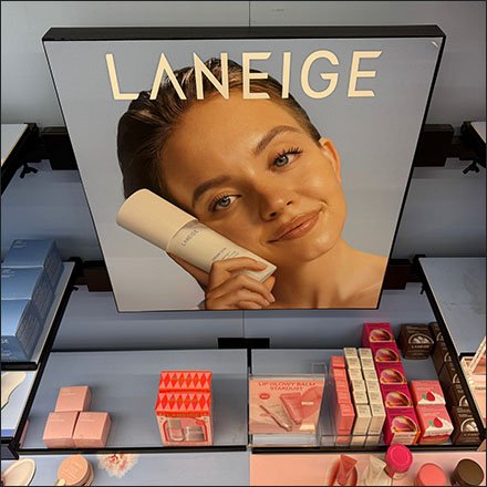 Laneige Luxury Beauty Care Inline Display Speaks Out