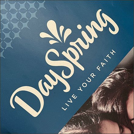 DaySpring Live Your Faith Greeting Card Display
