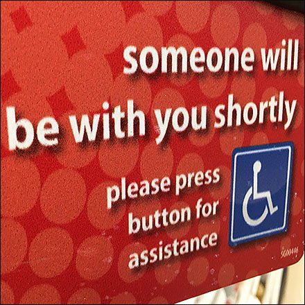 Handicapped Help Call Button Offers Lowdown