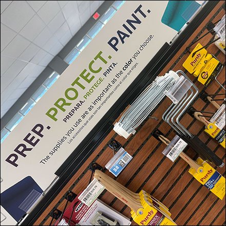 Purdy Prep Protect Paint Endcap Display