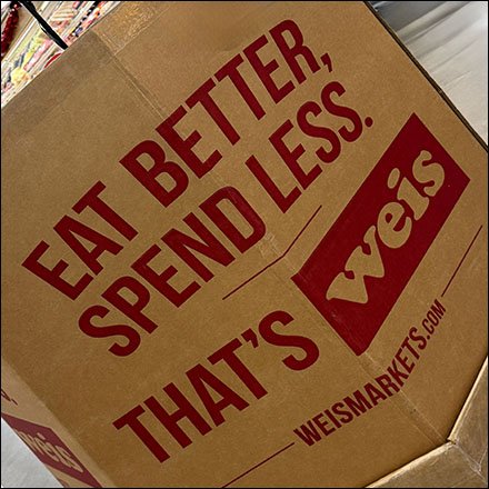 Eat Better Spend Less Octagonal Bulk Bin Display