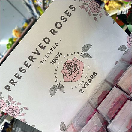 Preserved Natural Scented Roses Display Is Tantalizing