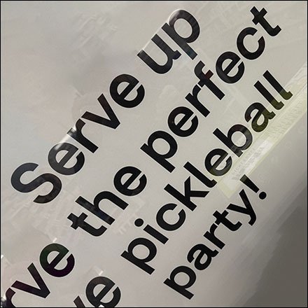 Perfect Pickleball Partyware Display Endcap Offering