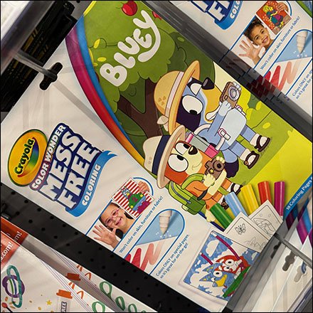 Crayola Mess-Free Coloring Book Merchandising Display