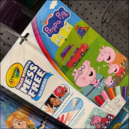 Crayola Mess-Free Coloring Book Merchandising Display