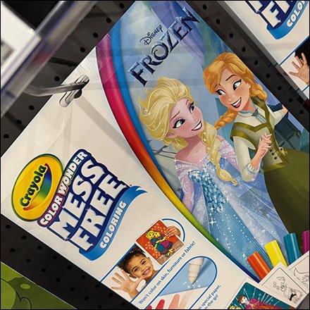 Walmart CrayolaColor Wonder Coloring Book Merchandising Display Feature3