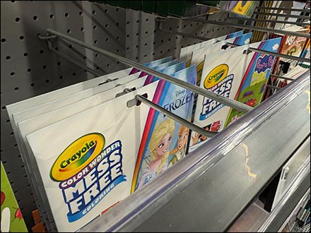 Crayola Mess-Free Coloring Book Merchandising Display