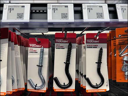Threaded Fastener Hanging Helpers Merchandising Assortment
