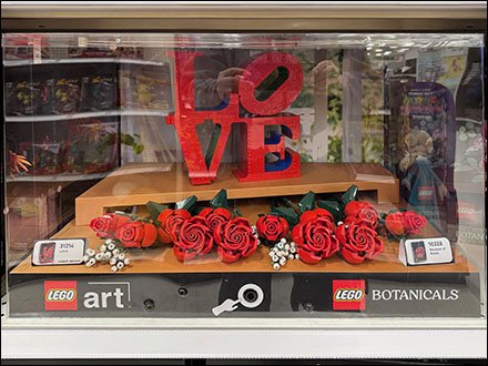 Lego Love Botanicals Flower Collection Display