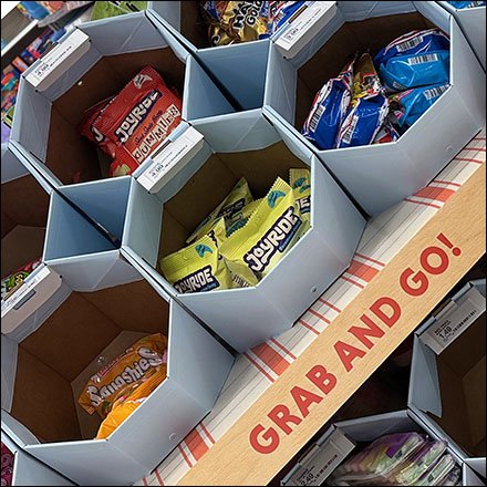 General Store Bin Bulk Candy Display Octagons