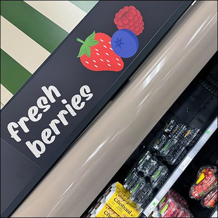 Endcap Cooler Breakfast Picks Merchandising Display