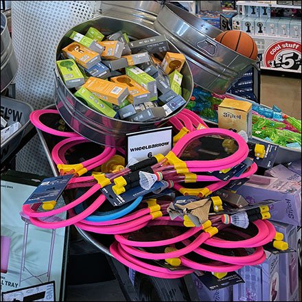Washtub and Wheelbarrow Roundup Merchandising Array