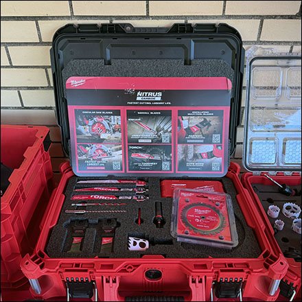 Milwaukee Pop-Up Hand Tool Table Drape Display