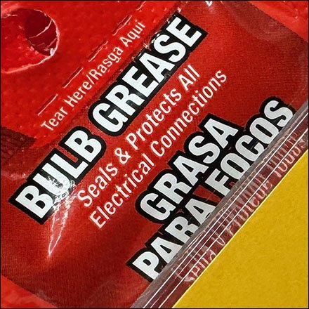 Label Strip Bulb Grease Miniature Merchandiser