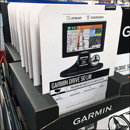 Elevated Garmin Pickcard Six Pallet Stack Display