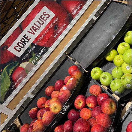 Eat Greens Core Values Merchandising Display