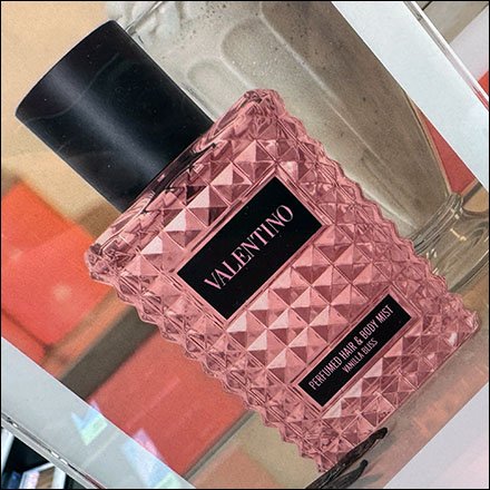 Valentino Body Mist Color-Coded Spray Bottle Array