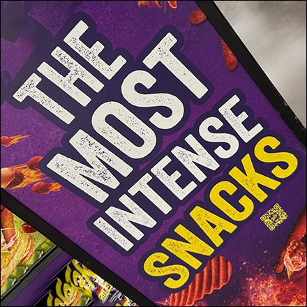 Intense Takis Fiesta Size Snack Island Display