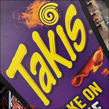 Intense Takis Fiesta Size Snack Island Display