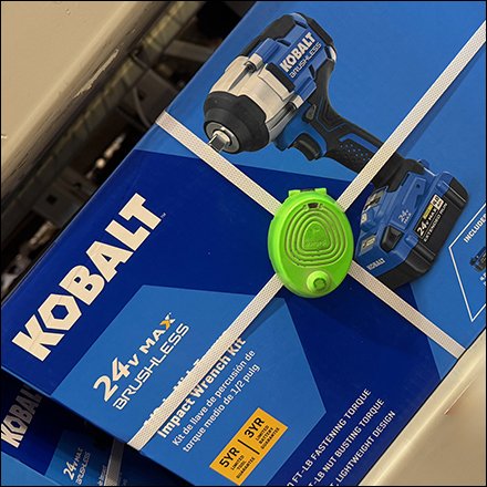 Precisely Focused Kobalt Drill Endcap Pallet Rack