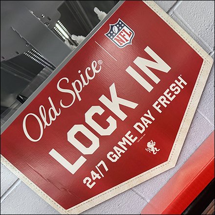 Game Day Fresh Promise Old Spice Display