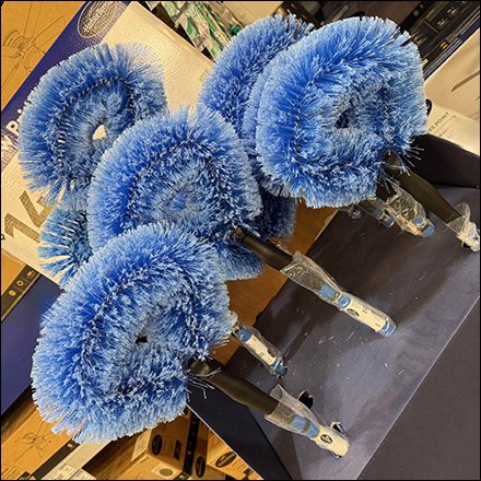 Branded Long-Handle Brush Display Temporary POP