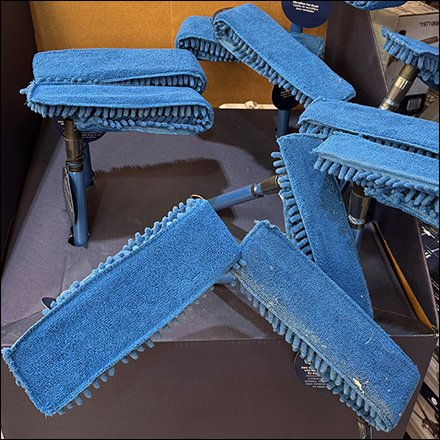 Branded Long-Handle Duster Display Corrugated POP