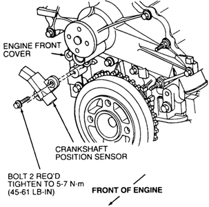 Replacing cam shaft senser on ford f150 4.6 litr engine