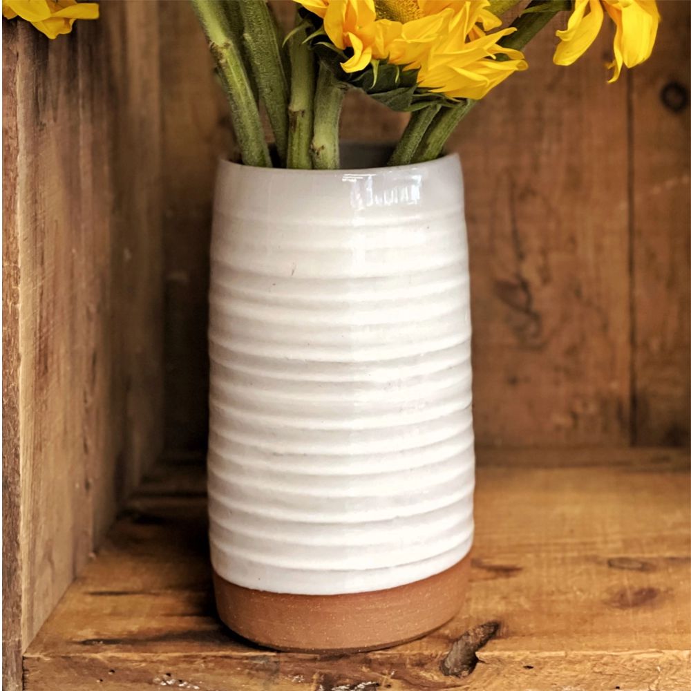 Gravesco Pottery Cylinder Large Vase