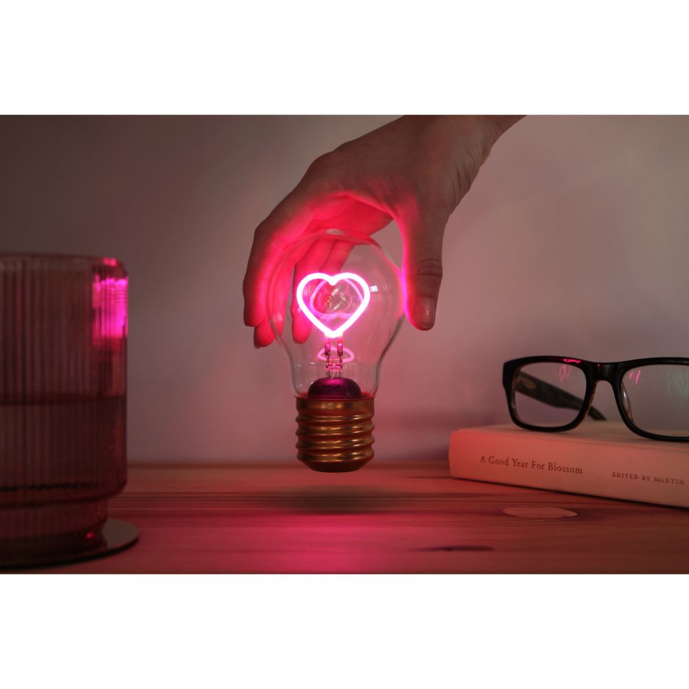 Cordless Heart Lightbulb - Thumbnail 4