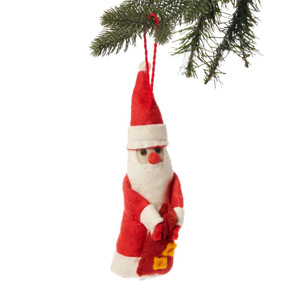 Silk Road Bazaar Santa Claus Ornament - Thumbnail 2