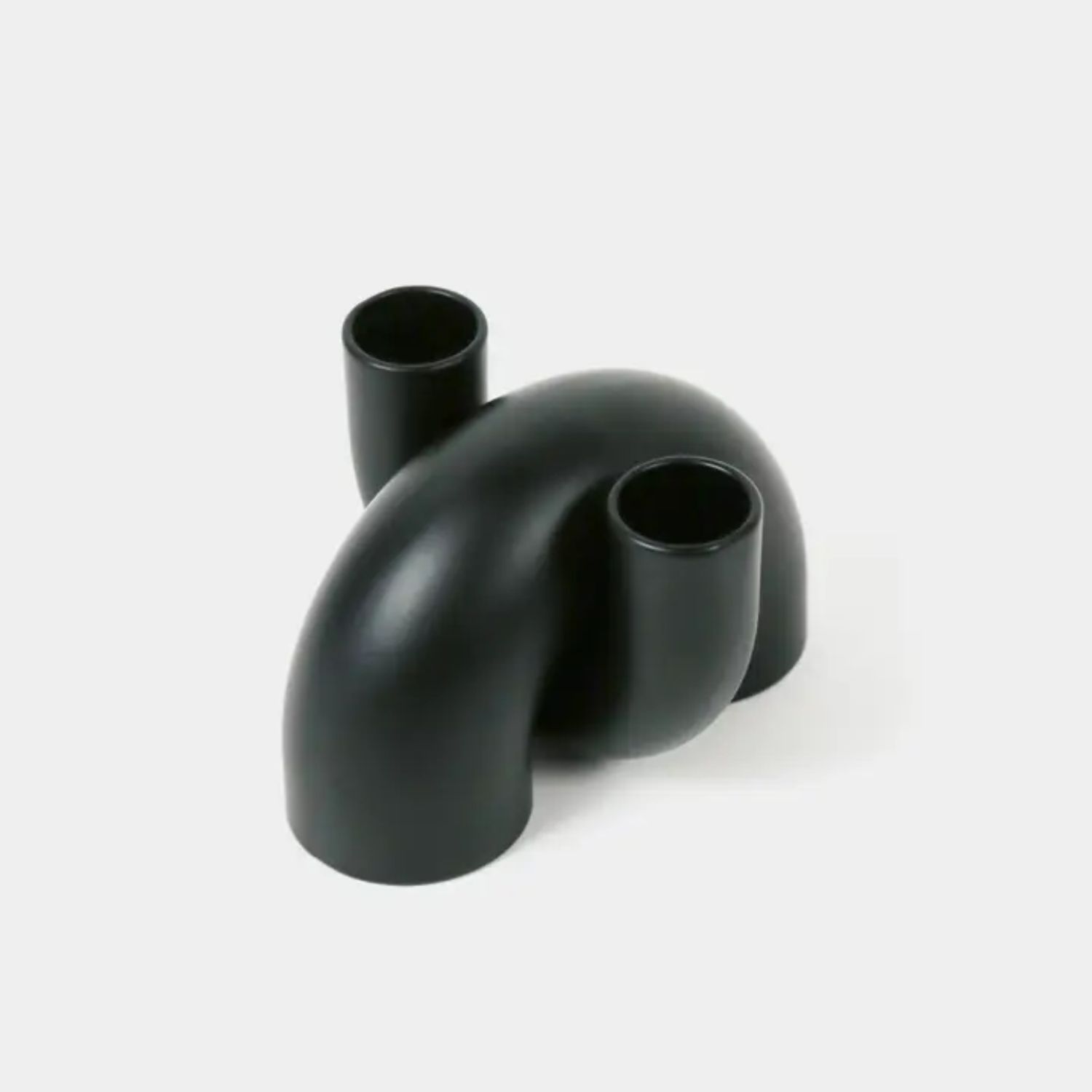 Macaroni Candle Holder by Lex Pott – Black - Thumbnail 3