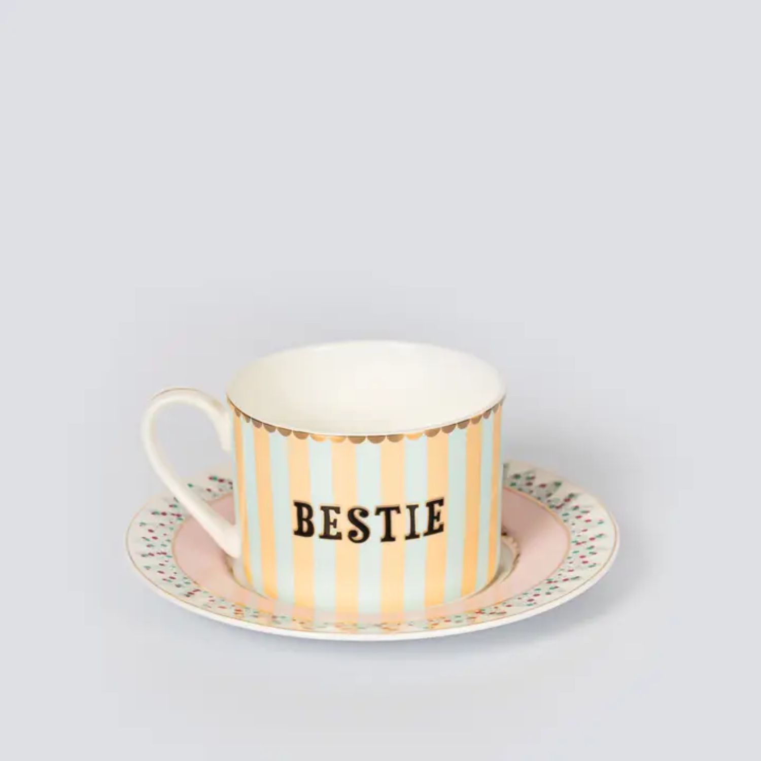 Yvonne Ellen Bestie Teacup & Saucer