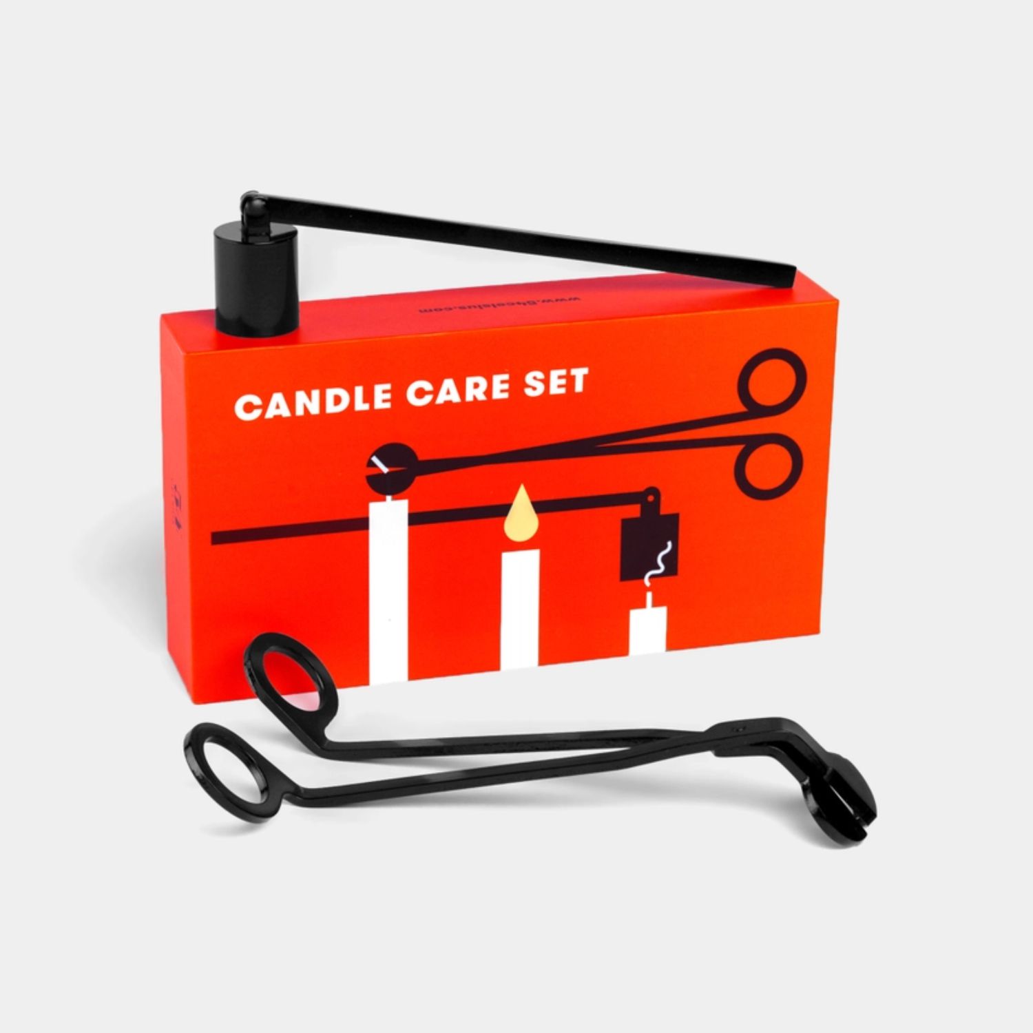 Candle Care Set – Stainless Steel Snuffer & Wick Trimmer