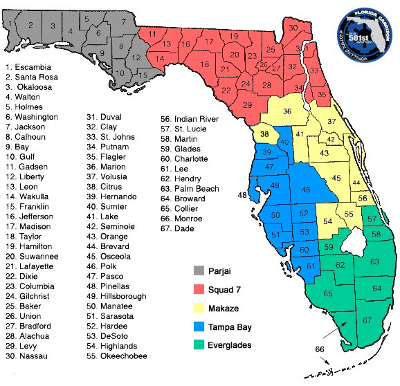 Florida Garrison Flg Map 