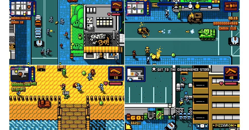 Retro City Rampage DX เกมแนว GTA แต่กราฟิค 8 บิท พาผู้เล่นกลับไปในปี ...