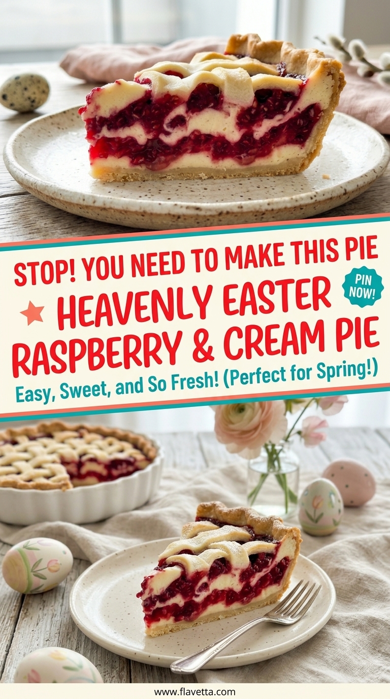 Easter Raspberry Pie