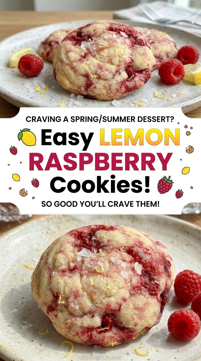 Lemon Raspberry Cookies