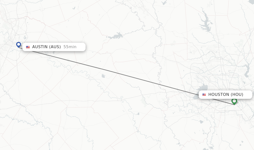 Direct Non Stop Flights From Houston To Austin Schedules HOU AUS 