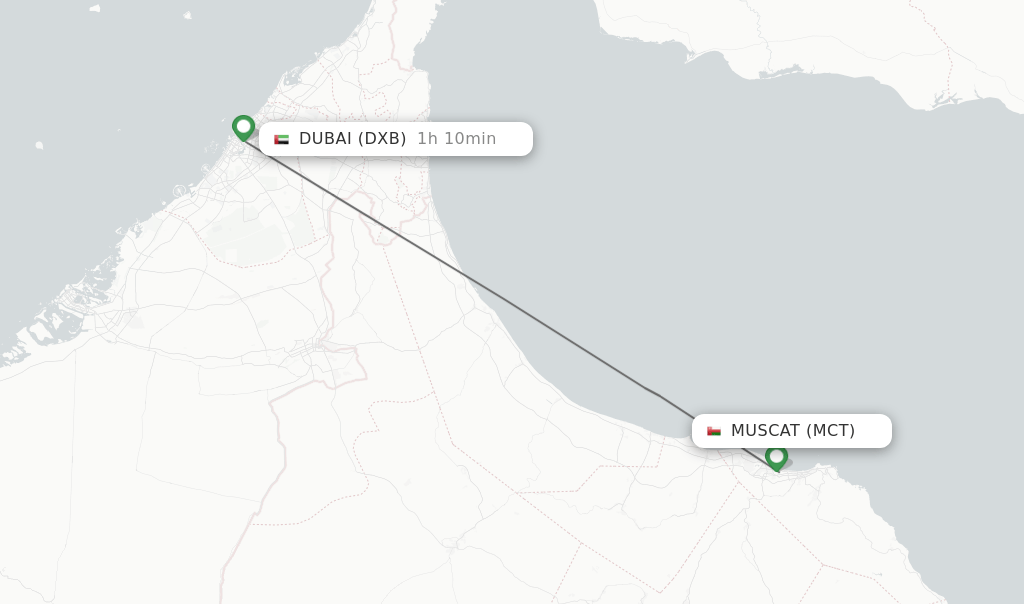 Direct Non Stop Flights From Muscat To Dubai Schedules MCT DXB 