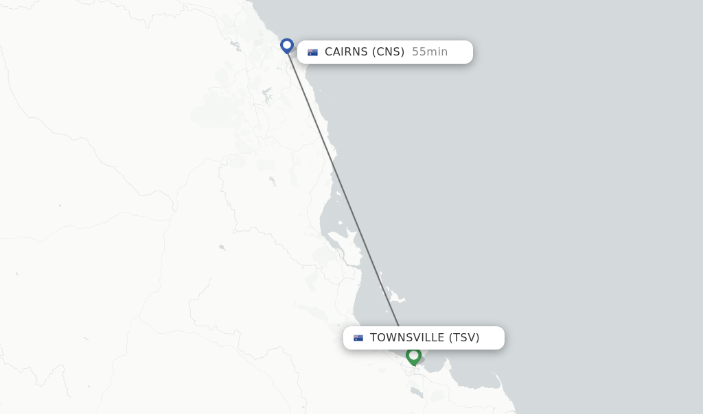 Direct Non Stop Flights From Townsville To Cairns Schedules TSV CNS 