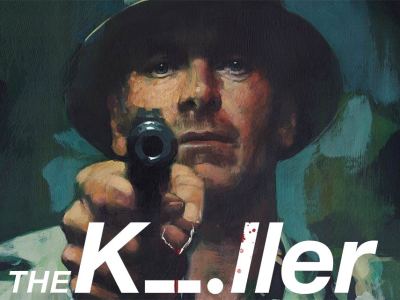 Michael Fassbender on the movie poster for The Killer.