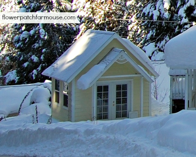 Build Your Own Crafting Cottage or Garden Shed - Flower 