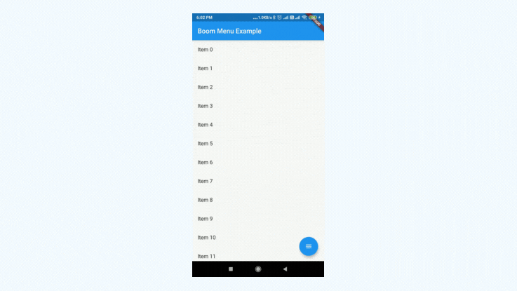 Read more about the article Boom Menu in Flutter