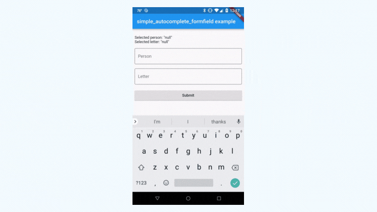 Read more about the article Flutter Simple AutoComplete TextFormField
