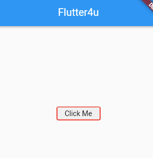 Flutter Outline Button Widget