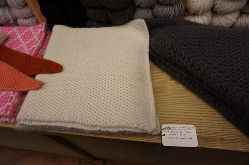Purl Soho : Ce point est magnifique (crochet Tunisien)