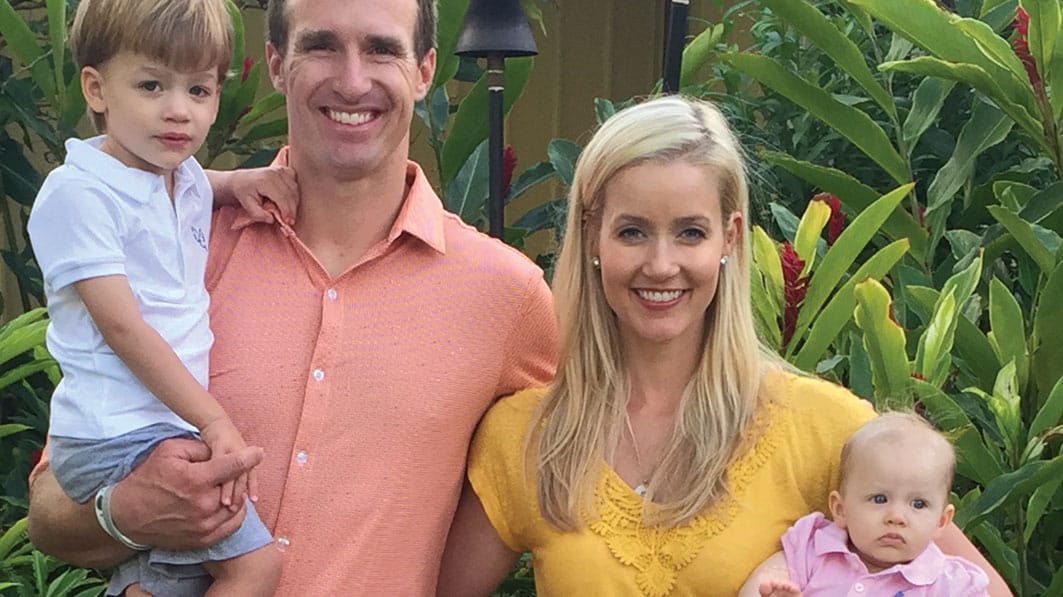 photo Drew Brees Family team brees focus on the family