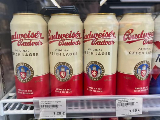 The original Budweiser beer