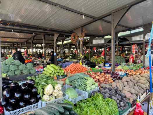 Enjoy scouting out the Vegetable market